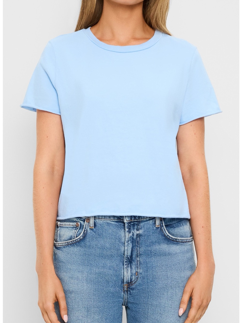 Michael Stars Jackie Raw Edge T-Shirt